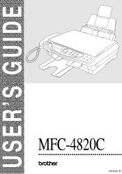 Brother International MFC-4820C Users Manual - English