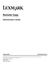 Lexmark Apps Remote Copy