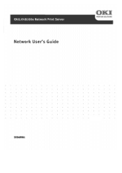 Oki C7550n Guide:  Network User's, OkiLAN 8100e (English)