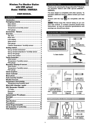 Oregon Scientific WMR88CA User Manual