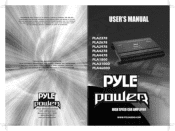 Pyle PLA1800 PLA2678 Manual 1