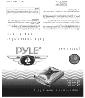 Pyle PLMRA420 PLMRA420 Manual 1