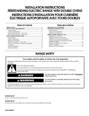Maytag MET8776BW Installation Guide