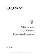 Sony Xperia L1 SAR 1