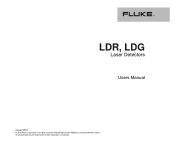 Fluke LDR User Manual