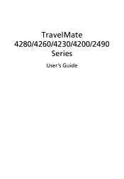 Acer TravelMate 4280 User Manual