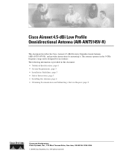 Cisco AIR-ANT5145V-R User Guide
