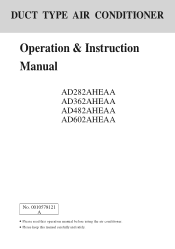 Haier AD282AHEAA User Manual