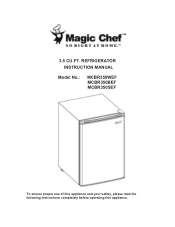 Magic Chef HMBR350WE User Manual 2
