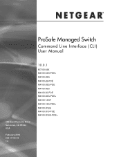 Netgear M4100-26-POE CLI Manual