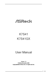 ASRock K7S41GX User Manual