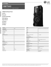 LG OM7560 Owners Manual - English