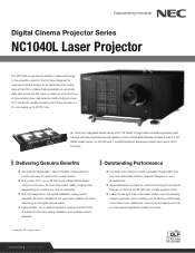 NEC NC1040L-A Specification Brochure