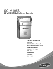 Samsung SC-M105S Brochure