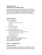 HP D9126AV HP Netserver E 30 Installation Guide