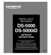 Olympus DS-5000iD DS-5000iD Detailed Instructions (English)