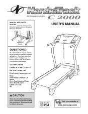 NordicTrack C2000 Instruction Manual