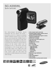 Samsung SC-X205WL Brochure