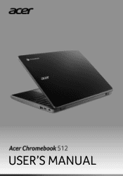 Acer Chromebook 512 C852 User Manual