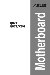 Asus Q87T Q87T User's Manual