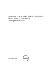 Dell PowerVault MD3820f Getting Started Guide