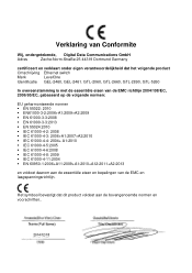 LevelOne GTL-2890 EU Declaration of Conformity