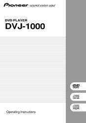 Pioneer DVJ 1000 Owner's Manual
