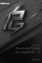 ASRock H470 Phantom Gaming 4 User Manual