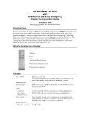 HP LH4r HP Netserver LXr 8500 NetRAID-3Si Config. Guide  for Windows NT4.0 Clusters