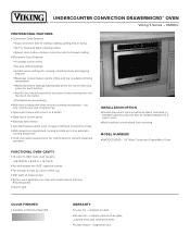 Viking VMODC Two-Page Specifications Sheet
