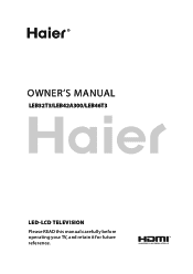 Haier LEB32T3 User Manual