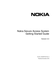 Nokia NPS6113000 Getting Started Guide