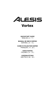 Alesis Vortex Quick Start Guide
