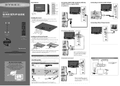 Dynex DX-46L262A12 Quick Setup Guide (English)