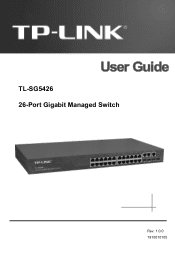 TP-Link TL-SG5426 User Guide