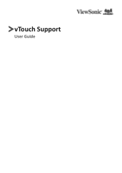 ViewSonic ID2455 vTouch Software User Guide