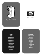 HP C8519A HP C8084a/C8085a 3000-Sheet Stapler/Stacker - Install Guide
