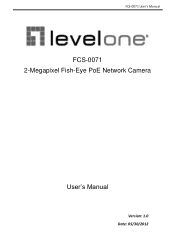 LevelOne FCS-0071 Manual