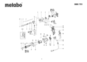 Metabo SBE 751 Parts Diagram