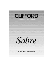Clifford Sabre Owners Guide