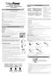 CyberPower OR1500LCDRT2U User Manual