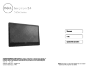Dell Inspiron 3455 AIO Inspiron 24 3455 Specifications