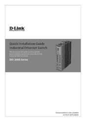 D-Link DIS-200G-12PSW Quick Install Guide 1.05 WW