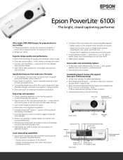 Epson 6100i Product Brochure