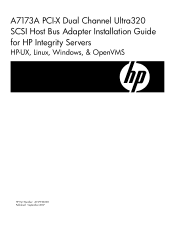 HP BL860c U320 Installation Guide