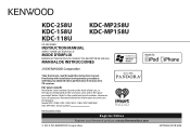 Kenwood KDC-118U User Manual