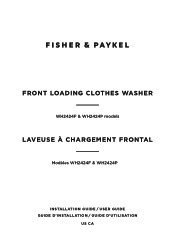 Fisher and Paykel WH2424F1 User Guide