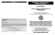 Lasko 5165 User Manual