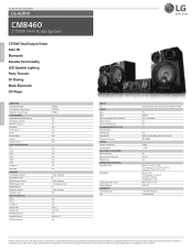LG CM8460 Owners Manual - English