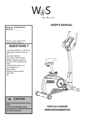 Weslo Wlivex87210 Instruction Manual